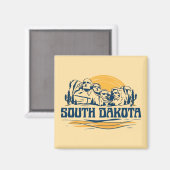 South Dakota USA Magnet (Vorderseite/Rückseite)