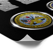 South Dakota Veteran Poster (Ecke)