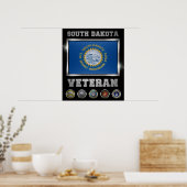 South Dakota Veteran Poster (Küche)