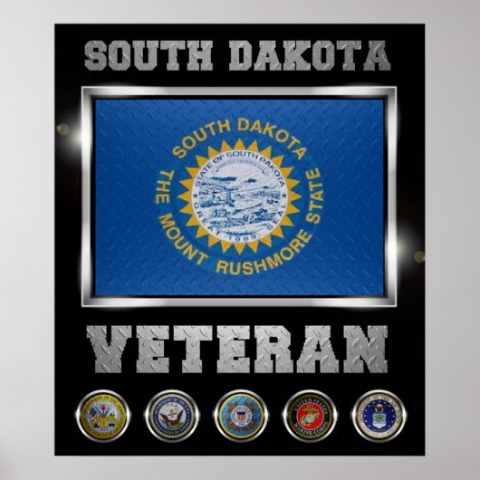 South Dakota Veteran Poster (Vorne)