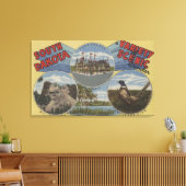 South Dakota - Vielfalt Landschaftlicher Wunder Leinwanddruck (Insitu (Wohnzimmer))