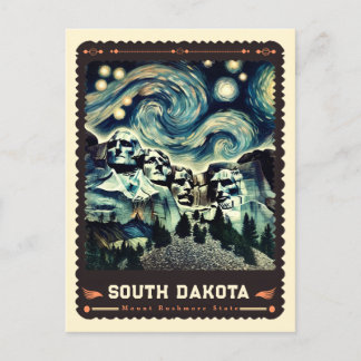 South Dakota | Vincent Van Gogh Inspiriert Postkarte