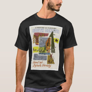 South Dakota Vintage Travel T-Shirt