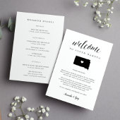 South Dakota Wedding Welcome Letter & Itinerary