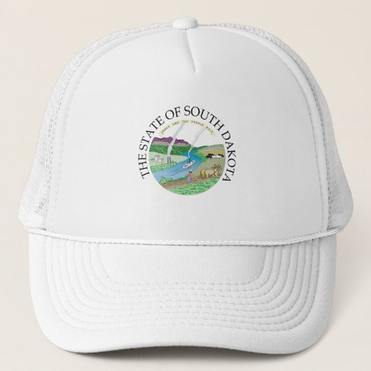 South Dakota-Zeichen Truckerkappe (Vorderseite)