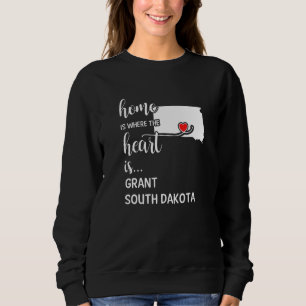 South Dakota Zuhause ist der Ort, an dem das Herz  Sweatshirt