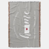 South Dakota Zuhause Staat Personalisiert Decke (Vorderseite Vertikal)