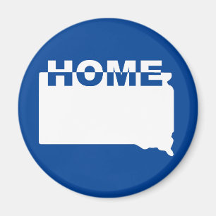 South Dakota Zuhause weg vom Staat Kühlschrankmagn Magnet