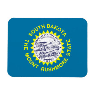 South- Dakotaflagge Magnet