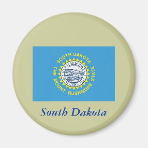 South- DakotaStaats-Flagge Magnet
