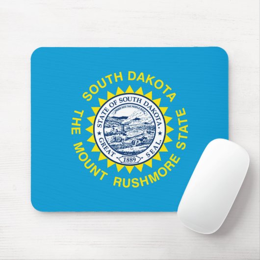 South- DakotaStaats-Flaggen-Entwurf Mousepad (Mit Mouse)