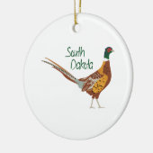 South- Dakotavogel Keramik Ornament (Links)