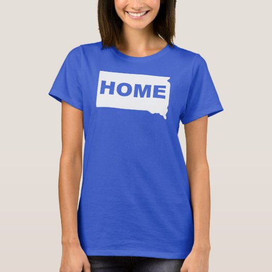 South- DakotaZuhause weg von Staats-T - T-Shirt (Vorderseite)
