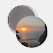 South Devon Hope Cove Autunm Sunset Magnet (Vorderseite/Rückseite)