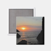 South Devon Hope Cove Autunm Sunshine Magnet (Vorderseite/Rückseite)