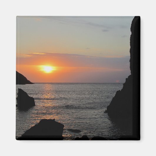 South Devon Hope Cove Autunm Sunshine Magnet (Vorne)