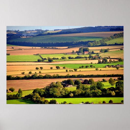 South Downs Beacon Hill Hampshire England Poster (Vorne)