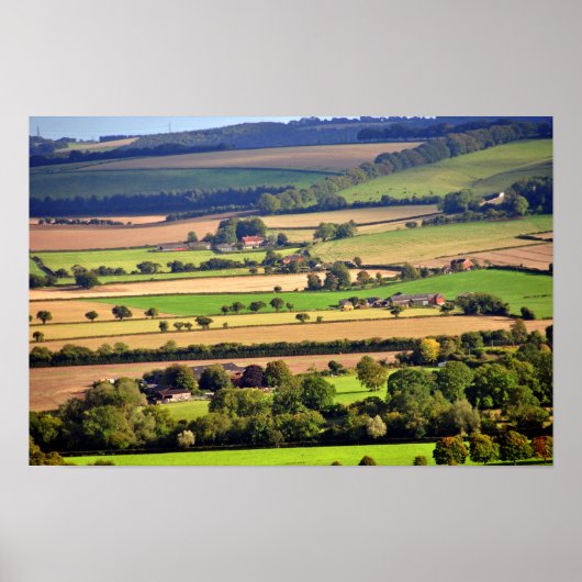 South Downs Beacon Hill Hampshire England Poster (Vorne)