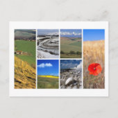 South Downs Multi-Image Postkarte (Vorderseite)