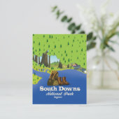 South Downs National Park England Reiseplakat (Stehend Vorderseite)