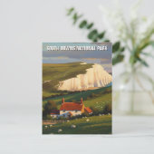 South Downs National Park England Travel Postkarte (Stehend Vorderseite)