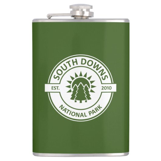 South Downs National Park Flachmann (Vorderseite)