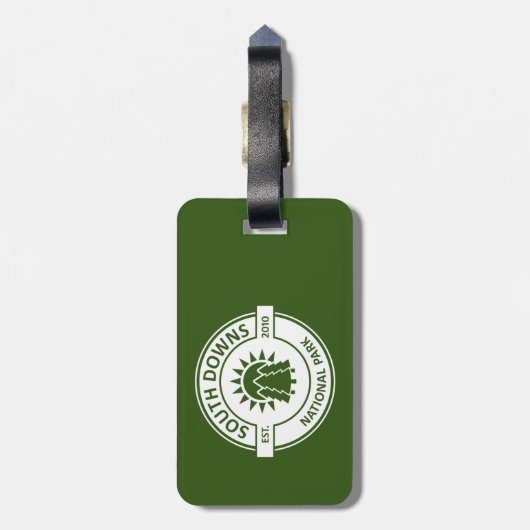 South Downs National Park Gepäckanhänger (Rückseite vertikal)