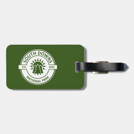 South Downs National Park Gepäckanhänger (Rückseite horizontal)