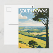 South Downs National Park Postkarte (Vorne/Hinten)