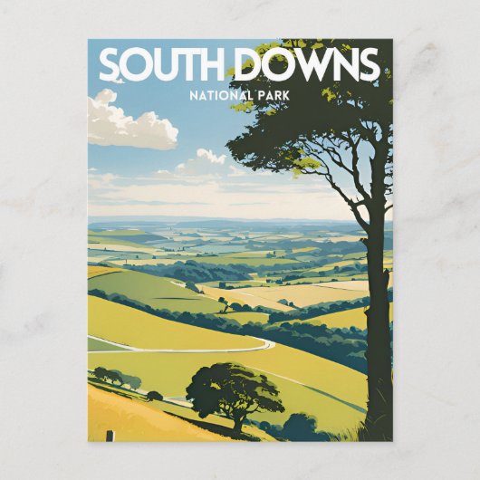 South Downs National Park Postkarte (Vorderseite)