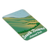 South Downs National Park Reiseplakat Magnet (Rechte Seite)