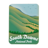 South Downs National Park Reiseplakat Magnet (Vertikal)