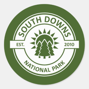 South Downs National Park Runder Aufkleber