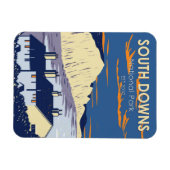 South Downs National Park Seven Sisters England Magnet (Horizontal)