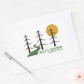 South Downs National Park Trail Rechteckiger Aufkleber (Umschlag)