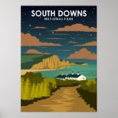 South Downs National Park Travel Poster (Vorne)