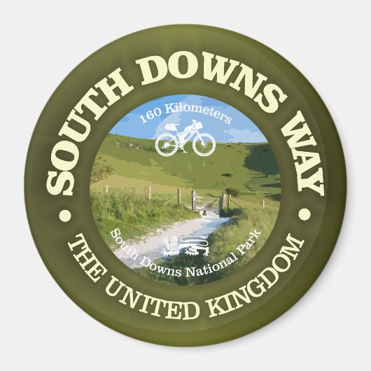 South Downs Way (Fahrrad c) Magnet (Vorne)