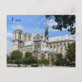 South Facade, Notre Dame Cathedral, Paris, Frankre Postkarte