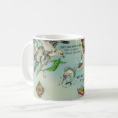 South Florida Keys Map-Tasse Kaffeetasse (Vorderseite Links)