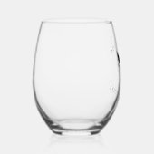 South FlyBy LLC. Logo Stemless Wine Glass Weinglas Ohne Stiel (Rechts)