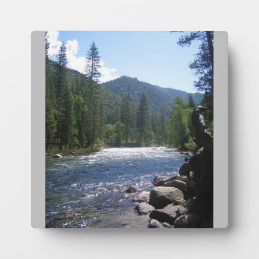 South Fork Kings River, King's Canyon, CA Fotoplatte (Vorderseite)