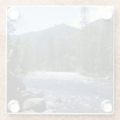 South Fork Kings River, King's Canyon, CA Glasuntersetzer (Rückseite)