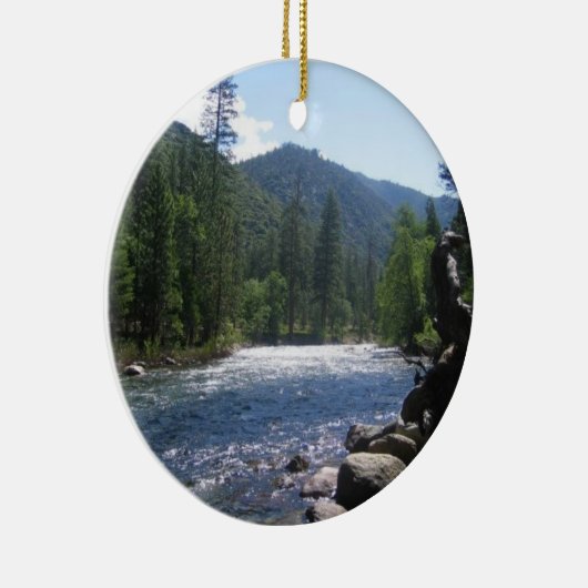 South Fork Kings River, King's Canyon, CA Keramik Ornament (Rechts)