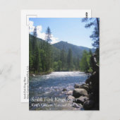 South Fork Kings River, King's Canyon, CA Postcard Postkarte (Vorne/Hinten)