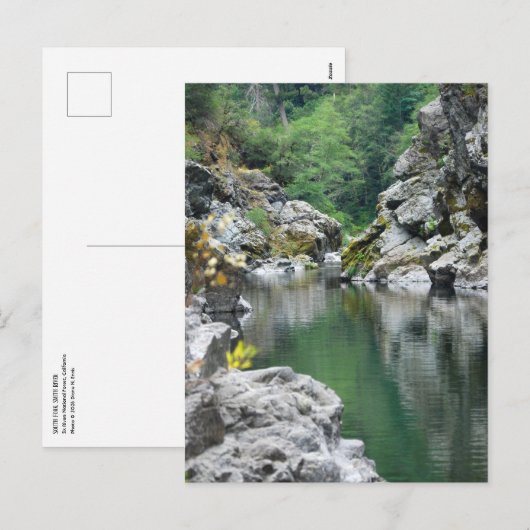 South Fork, Smith River CA Postkarte (Vorne/Hinten)