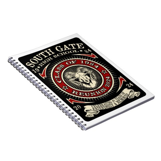 South Gate High School Rams Notebook Notizblock (Rechte Seite)