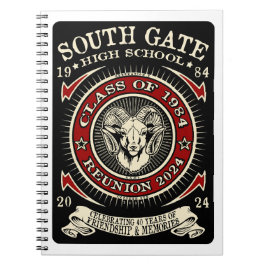 South Gate High School Rams Notebook Notizblock