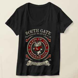 South Gate High School T - Shirt Ramsey Front & Re