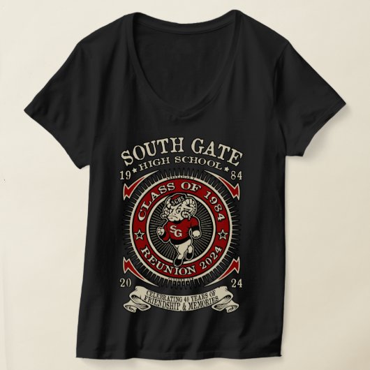 South Gate High School T - Shirt Ramsey Front & Re (Ablage )