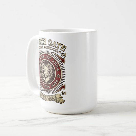 South Gate Rams Getränke Tasse 15oz. (Vorderseite Links)